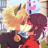 Ladybug Miraculous Kiss